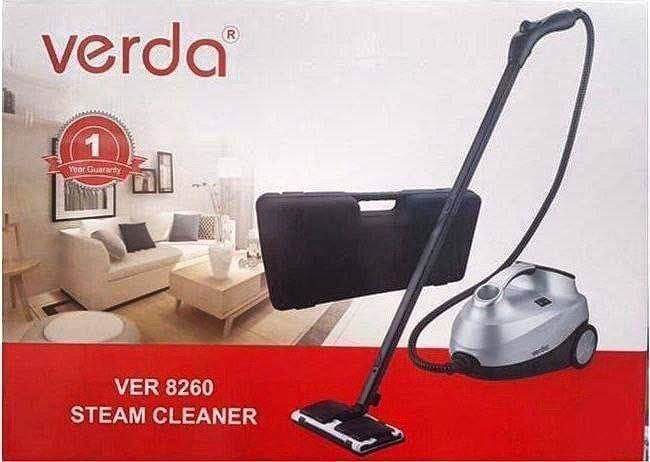 #بخارشور حرفه ای # وردا         Verda کد ۸۲۶۰ با کیف و ابزار  نقره ای  مشکی  شرکتی ( ضمانت نامه رسمی ) همراه با شناسه کالا